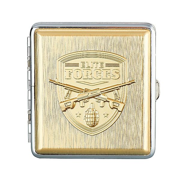 CHAMP Etui ZIGARETTENETUI "ARMY" für 20 Zigaretten aus Metall 93 (Gold-Forc günstig online kaufen