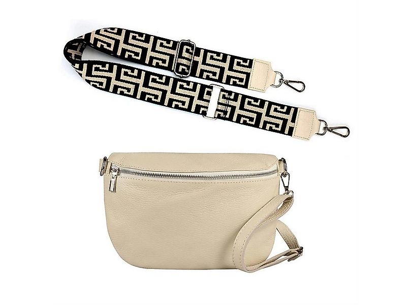 ITALYSHOP24 Bauchtasche Made in Italy Damen Leder Gürteltasche Hüfttasche B günstig online kaufen