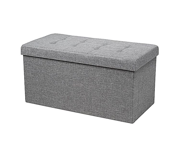 COSTWAY Truhenbank, mit stauraum, 80cm, klappbare Sitzbank, Fußbank günstig online kaufen