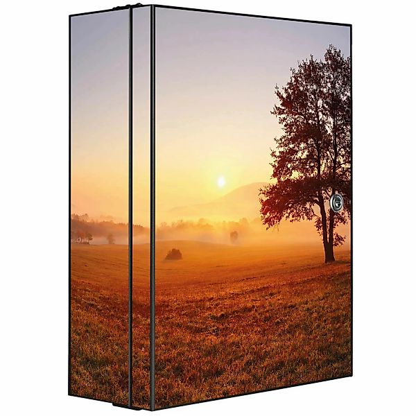 Banjado XXL Medizinschrank Abschliessbar 35x46x15cm Arzneischrank Anthrazit günstig online kaufen