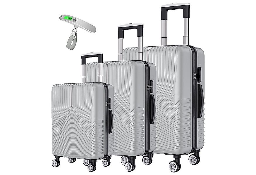 SEEZSSA Trolleyset Hartschalen 3er Kofferset Rollkoffer Reisekoffer, mit Tr günstig online kaufen