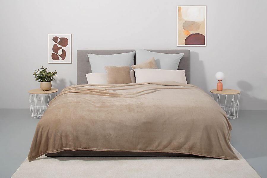 my home Tagesdecke "Desner3" mit Cashmere-Touch, viele Farben erhältlich, D günstig online kaufen