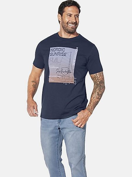 Jan Vanderstorm T-Shirt ARNOHELD mit großem Print günstig online kaufen