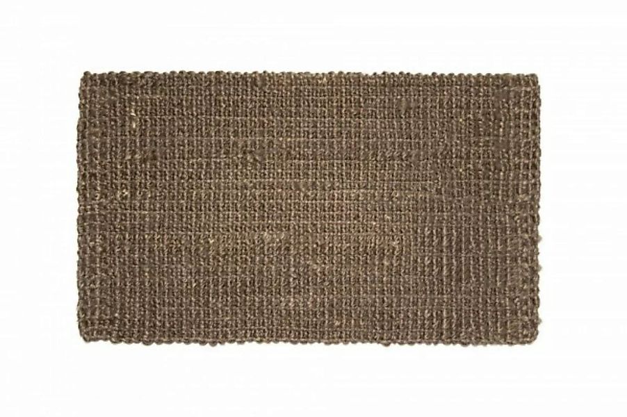 Fußmatte "Hampton", Jute Matte M 75 x 45 cm Braun günstig online kaufen