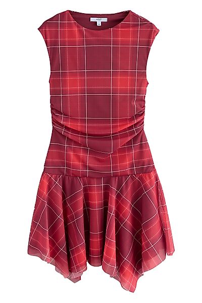 Next Minikleid Asymmetrisches Minikleid mit Mesh günstig online kaufen