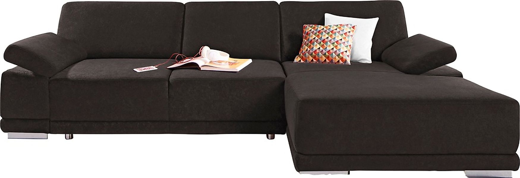 sit&more Ecksofa »Coria L-Form«, mit XL-Recamiere, wahlweise mit Bettfunkti günstig online kaufen