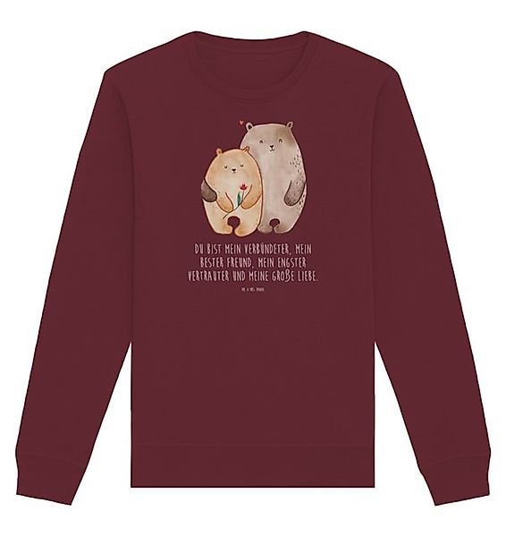 Mr. & Mrs. Panda Longpullover Größe S Bären Liebe - Burgundy - Geschenk, Pu günstig online kaufen