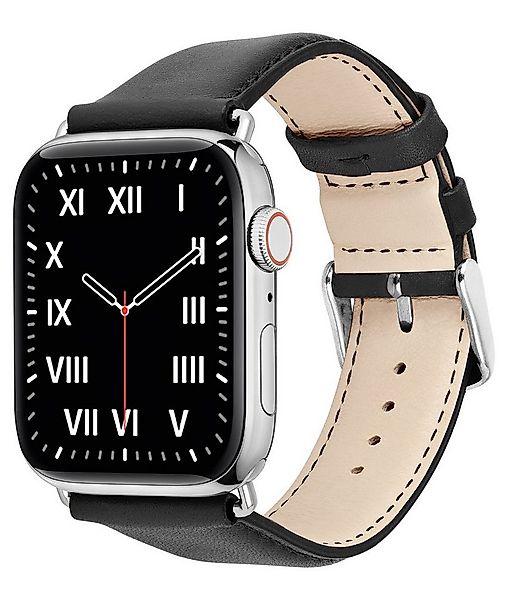 wiiuka Smartwatch-Armband tiime Armband Leder für die Apple Watch 1-8, SE, günstig online kaufen