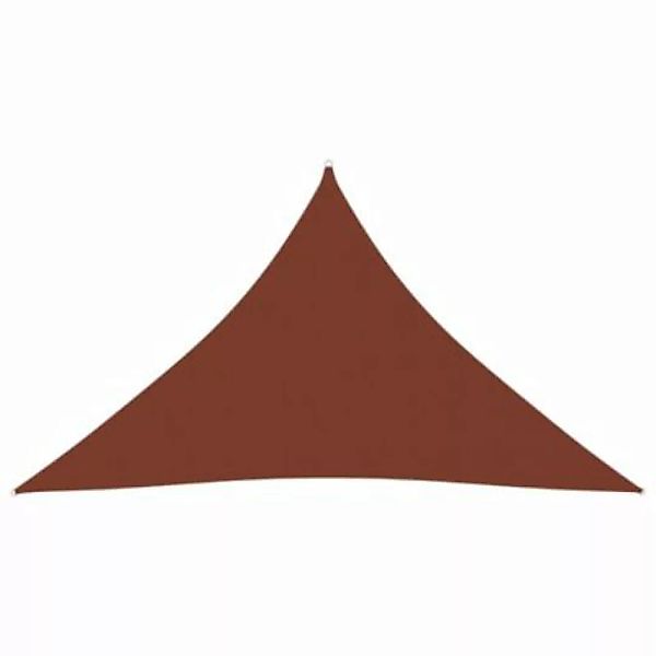 vidaXL Sonnensegel Oxford-Gewebe Dreieckig 2,5x2,5x3,5 m Terrakottarot Sonn günstig online kaufen