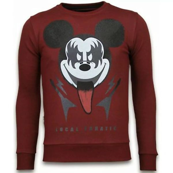 Local Fanatic  Sweatshirt Kiss My Mickey Strass günstig online kaufen