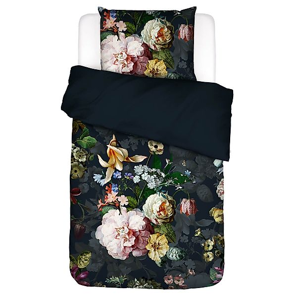 Essenza Bettwäsche Fleurel Indigo Blue, Baumwolle, günstig online kaufen