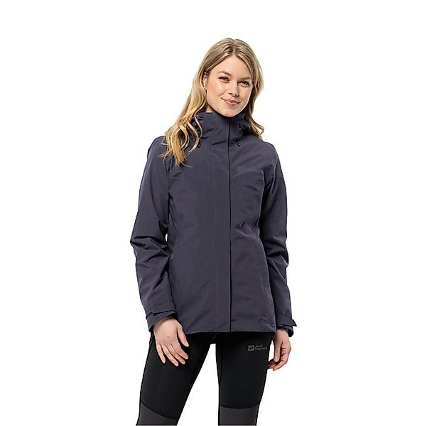 Jack Wolfskin Fleecejacke Ganzjahresjacke Luntal 3in1 (wasser- winddicht, m günstig online kaufen