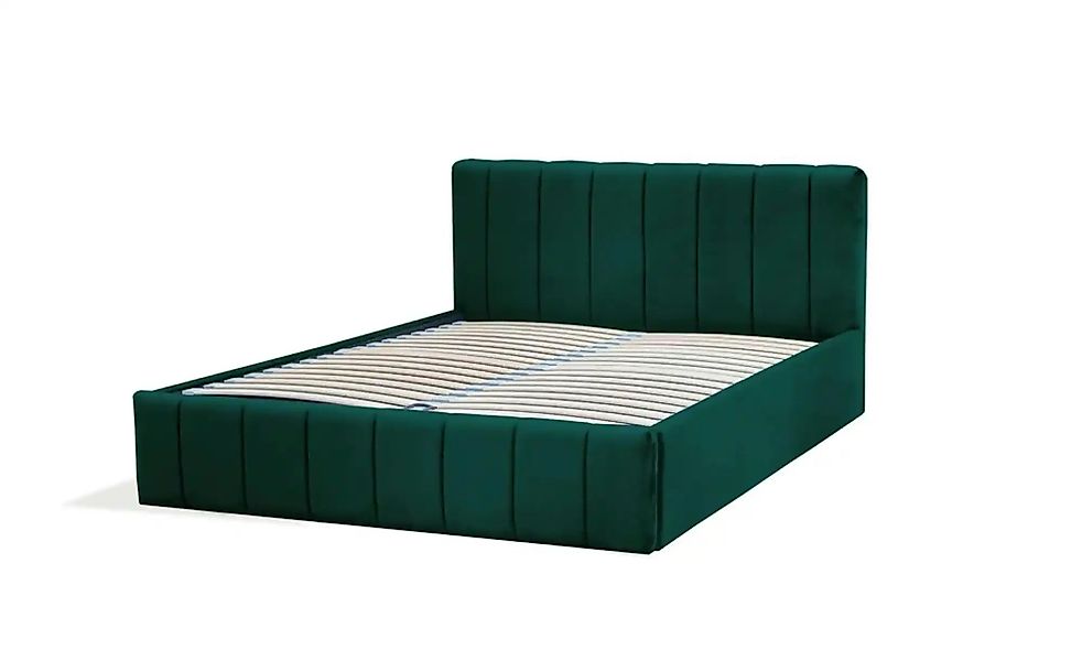 Polsterbett 180x200 Dunkelgrün   ¦ grün ¦ Maße (cm): B: 99 H: 85 Betten > P günstig online kaufen