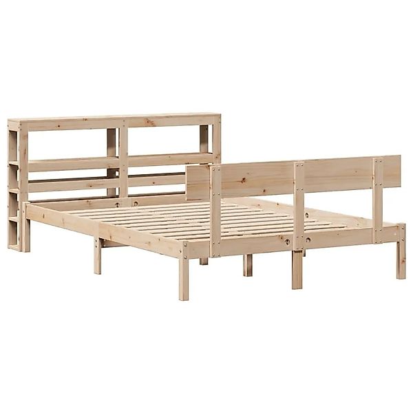 vidaXL Massivholzbett ohne Matratze 120x190 cm Kiefernholz 3305788 günstig online kaufen