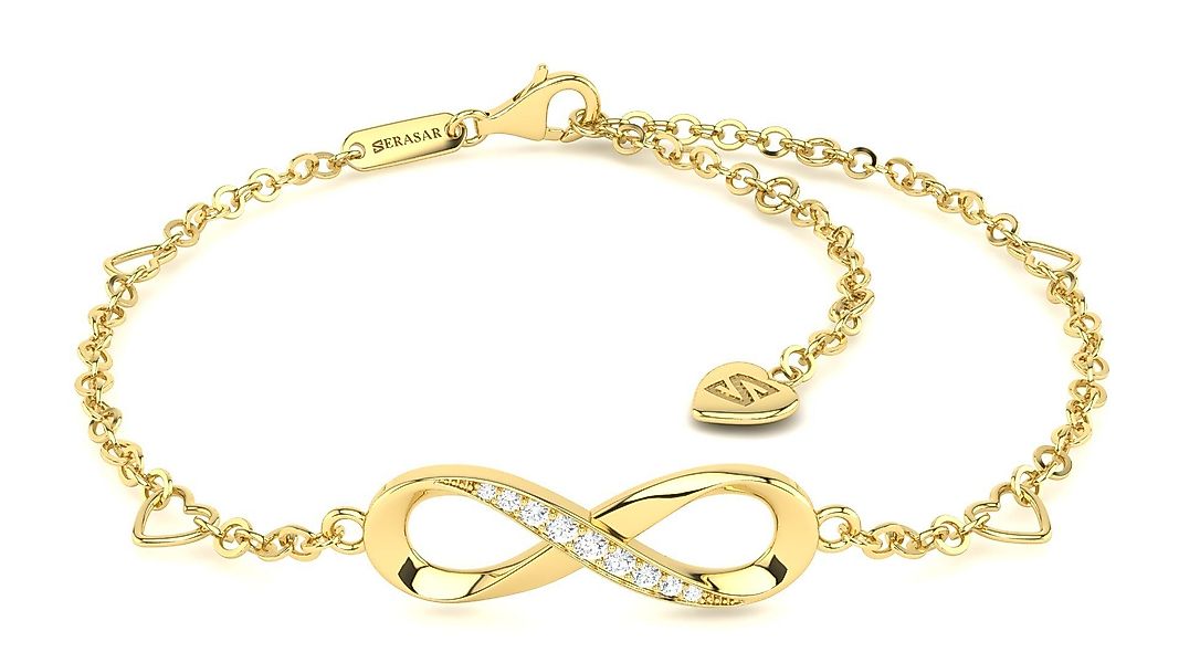 SERASAR Fußkette Fußkettchen aus Sterlingsilber "Infinity" günstig online kaufen