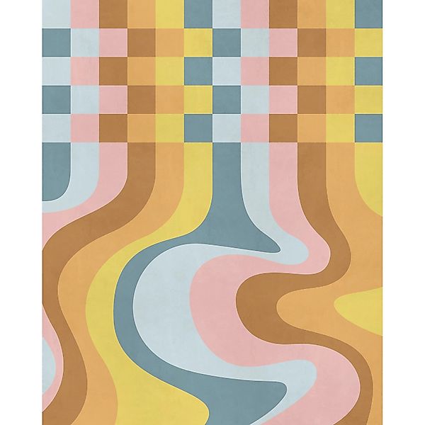 Komar Vliestapete Colored Honey 200 cm x 250 cm Mehrfarbig günstig online kaufen