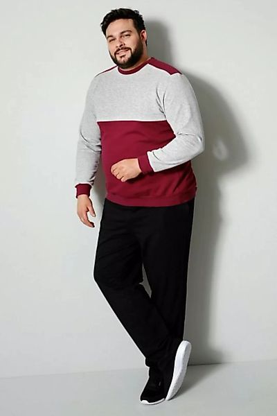 Men Plus Sweatshirt Men+ Sweatshirt zweifarbig bis 72/74 günstig online kaufen