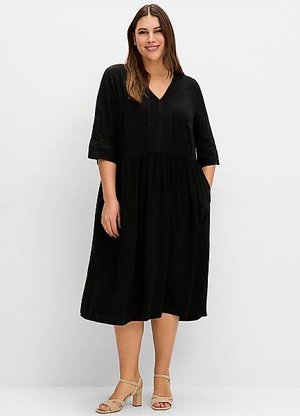 Sheego Etuikleid Blusenkleid 3/4-Arm günstig online kaufen