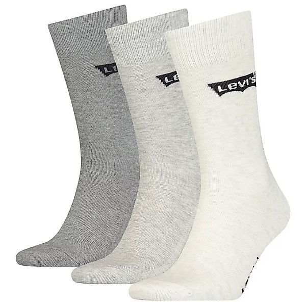 Levi´s ® Regular Cut Batwing Logo Socken 3 Paare EU 43-46 Grey Combo günstig online kaufen