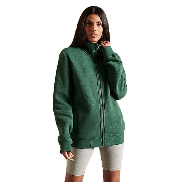 Superdry Loose Fit Vle Sweatshirt Mit Reißverschluss L Heritage Pine Green günstig online kaufen