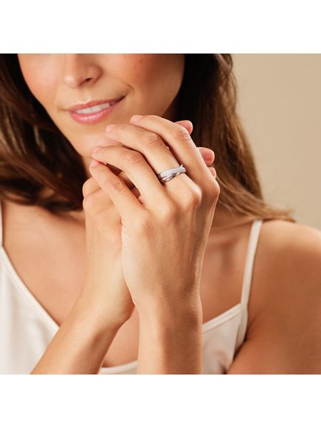 CHRIST Diamantring CHRIST Damen-Damenring 2 Diamant günstig online kaufen