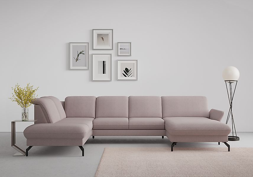 sit&more Wohnlandschaft "Fashion U-Form", wahlweise mit Kopfteilverstellung günstig online kaufen