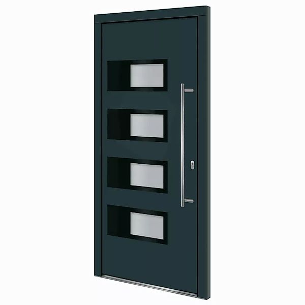 vidaXL Haustür Haustür Anthrazit 100x210 cm günstig online kaufen