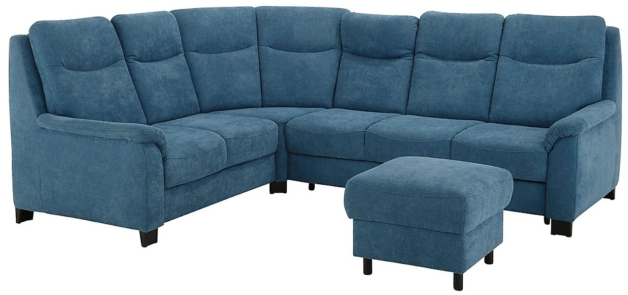 Home affaire Ecksofa »Boccaccio L-Form« mit Federkern, incl. Kopfteilverste günstig online kaufen