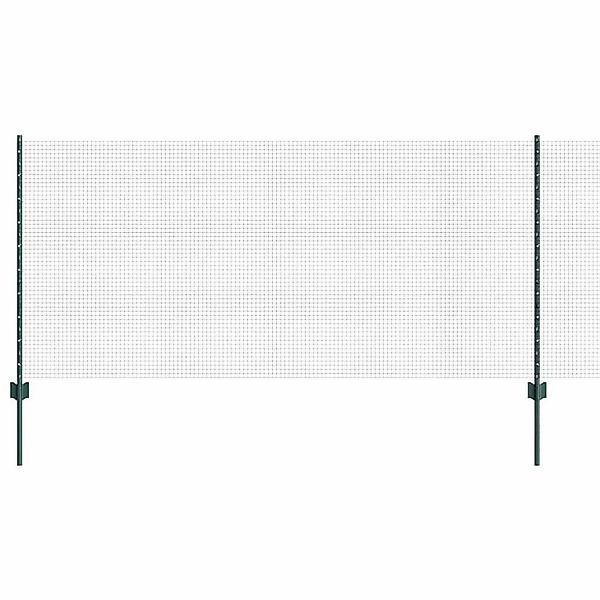 vidaXL Zaun mit Pfosten Grün 1 x 25 m Stahl 3336480 günstig online kaufen