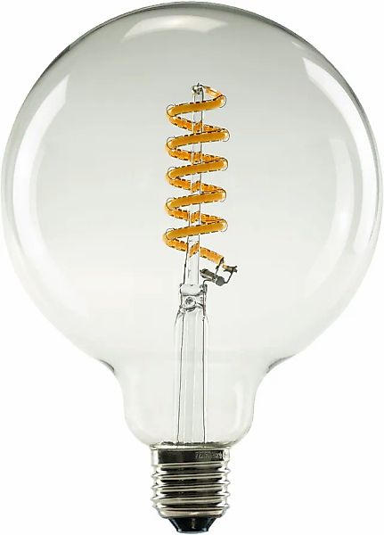 SEGULA LED-Leuchtmittel »LED Globe 125 Curved Spirale klar«, E27, Warmweiß, günstig online kaufen