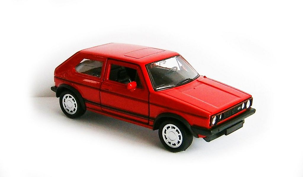 Welly Modellauto VOLKSWAGEN GOLF I GTI Metall Modellauto Modell Auto 77 (Ro günstig online kaufen