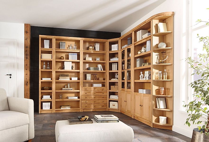 Home affaire Bücherregal "Soeren" aus massiver Kiefer, in 2 Höhen, Tiefe 29 günstig online kaufen