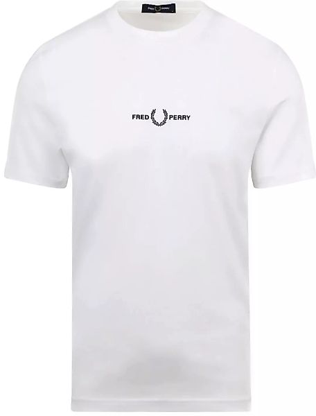 Fred Perry T-Shirt M4580 Weiß - Größe S günstig online kaufen