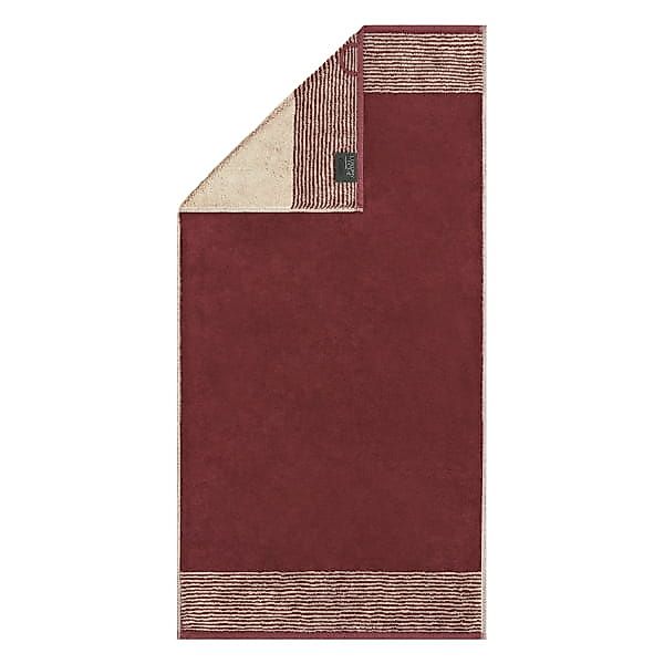Cawö Handtücher Luxury Home Two-Tone 590 - Farbe: bordeaux - 23 - Duschtuch günstig online kaufen