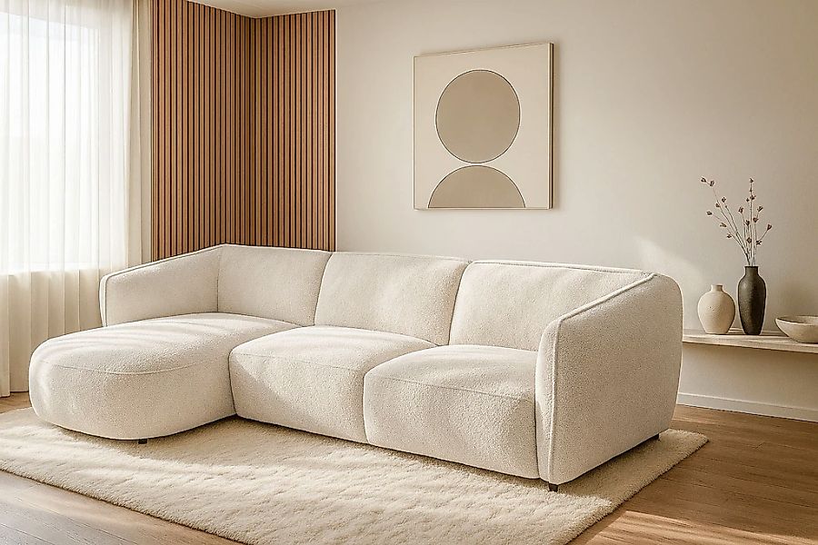 Home affaire Ecksofa "Ostrup" schlichtes modernes Design, in verschiedenen günstig online kaufen