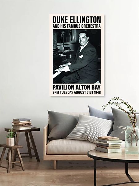 Poster / Leinwandbild - Duke Ellington At Pavilion Alton Bay günstig online kaufen