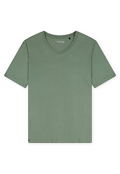 Schiesser Pyjamaoberteil T-Shirt V-Ausschnitt günstig online kaufen