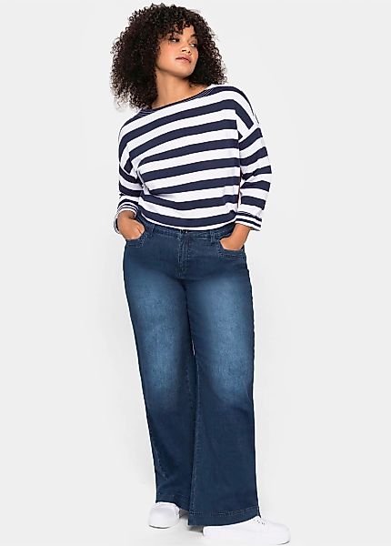 Sheego 3/4-Arm-Shirt "3/4-Arm-Shirt", 1 Stk. günstig online kaufen