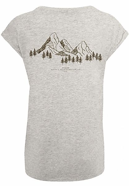 F4NT4STIC T-Shirt "PLUS SIZE Mountain Berge" Print günstig online kaufen