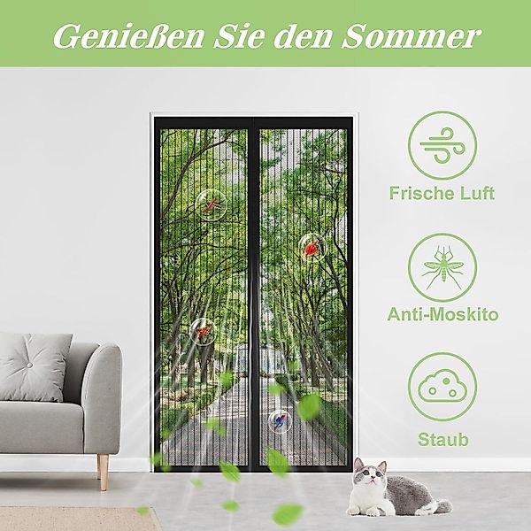 ibettertec Insektenschutz-Vorhang Fliegengitter Balkontür,insektenschutz Tü günstig online kaufen