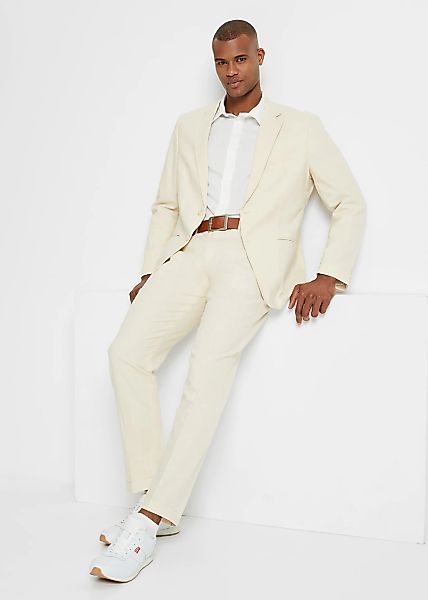 bonprix Anzug "Anzug aus luftigem Leinen-Mix (2-tlg.Set), Regular Fit" Set, günstig online kaufen