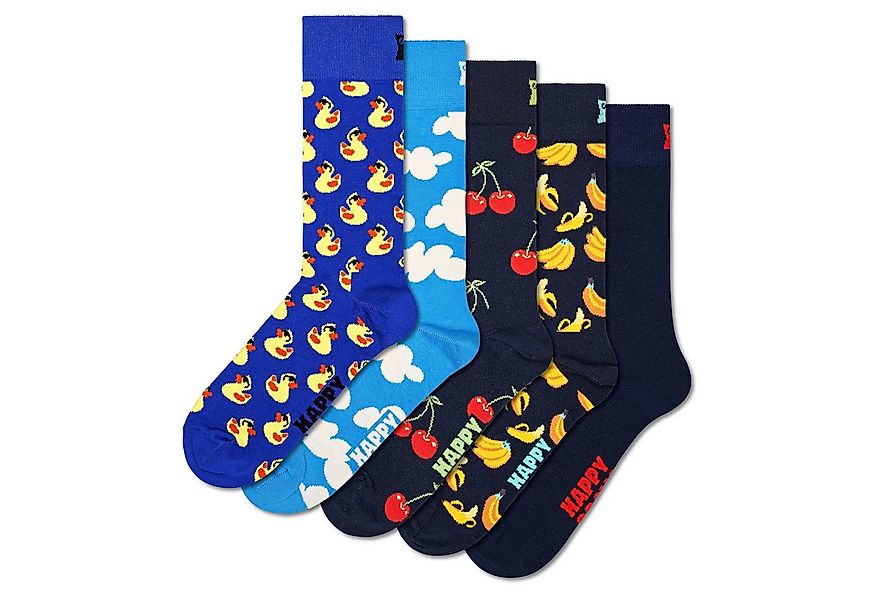 Happy Socks Kurzsocken Unisex Socken 5er Pack Baumwolle (Packung, 5er Pack) günstig online kaufen