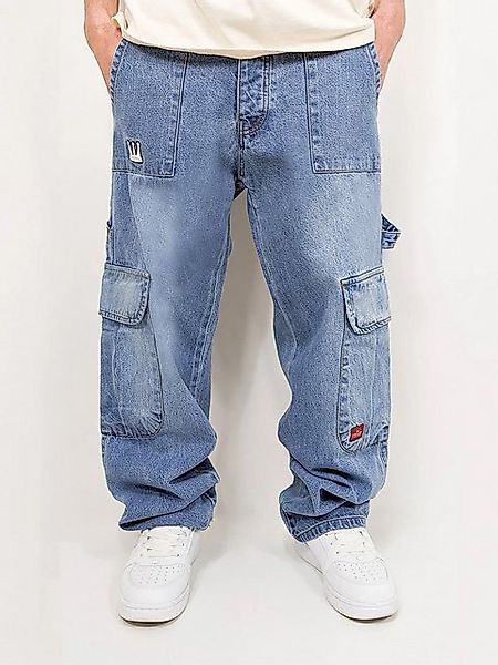 DADA Supreme Regular-fit-Jeans Baggy Cargo Denim mit Taschen Worker Style C günstig online kaufen
