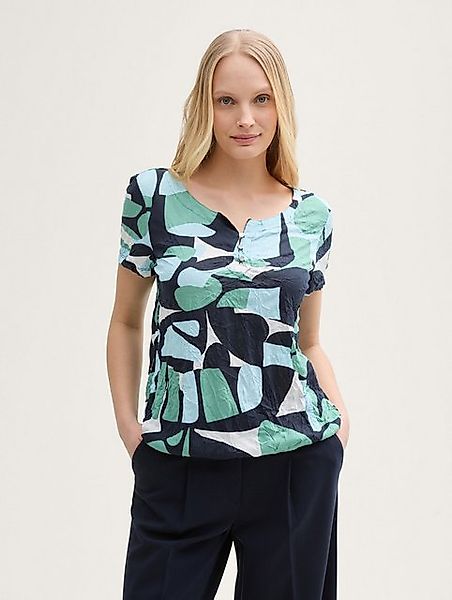 TOM TAILOR T-Shirt, mit All-Over Print günstig online kaufen