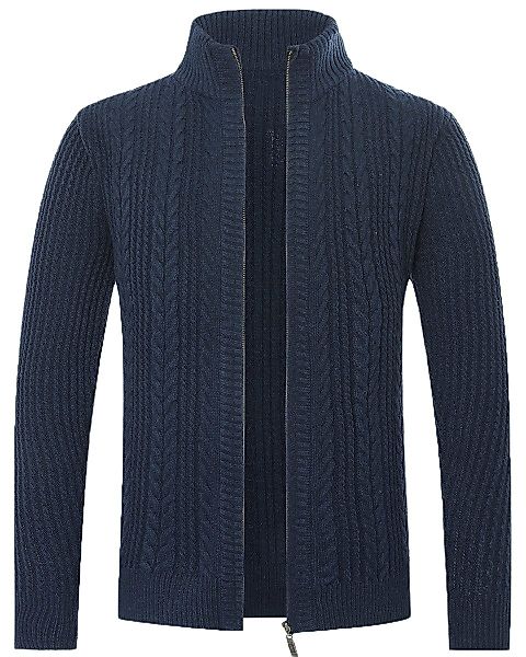 Allthemen Cardigan Herren Strickjacke mit Reißverschluss günstig online kaufen