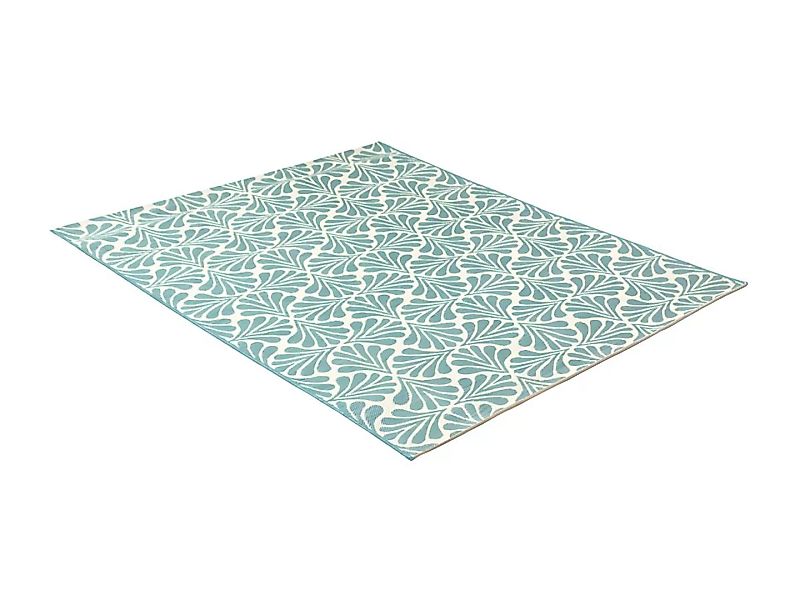 Teppich Indoor & Outdoor - 150 x 200 cm - Hellblau - COQUILLA günstig online kaufen