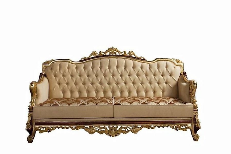JVmoebel Sofa, Chesterfield Couch Barock Dreisitzer Möbel Sofa Couchen Stof günstig online kaufen