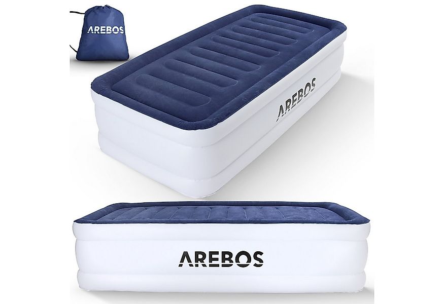 Arebos Luftbett 203 × 95 × 51 cm – selbstaufblasend mit integrierter Pumpe, günstig online kaufen