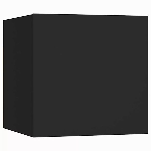 furnicato TV-Schrank TV-Wandschrank Schwarz 30,5x30x30 cm (1-St) günstig online kaufen