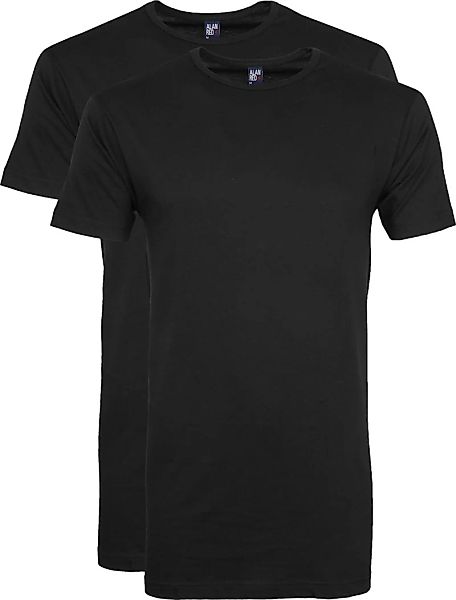 Alan Red Extra Lang T-Shirts Derby Schwarz (2-Pack) - Größe L günstig online kaufen